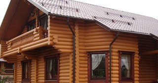 Строительство дома из оцилиндрованного бревна в Усинске - от 135174 рублей